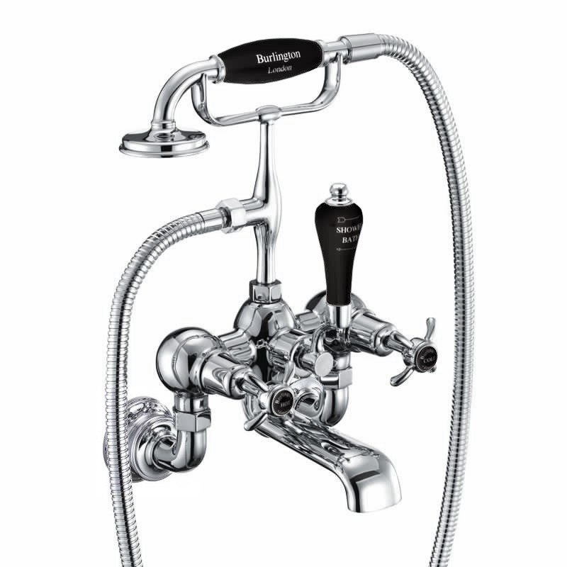Anglesey Regent bath shower mixer - wall mounted